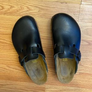 Black Boston Birkenstocks